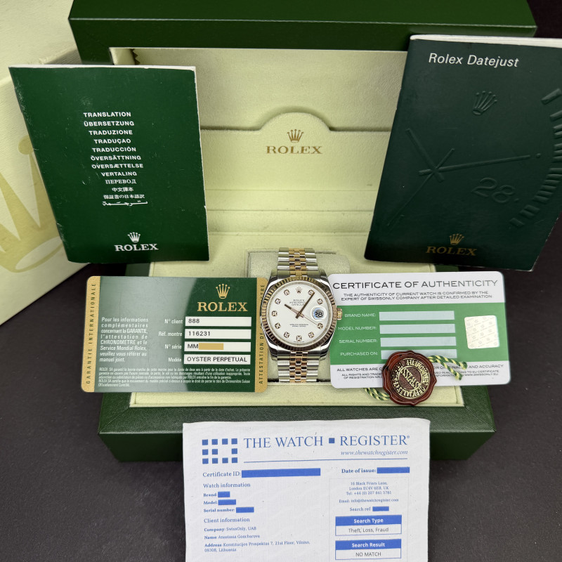 Rolex Datejust 36 Blue