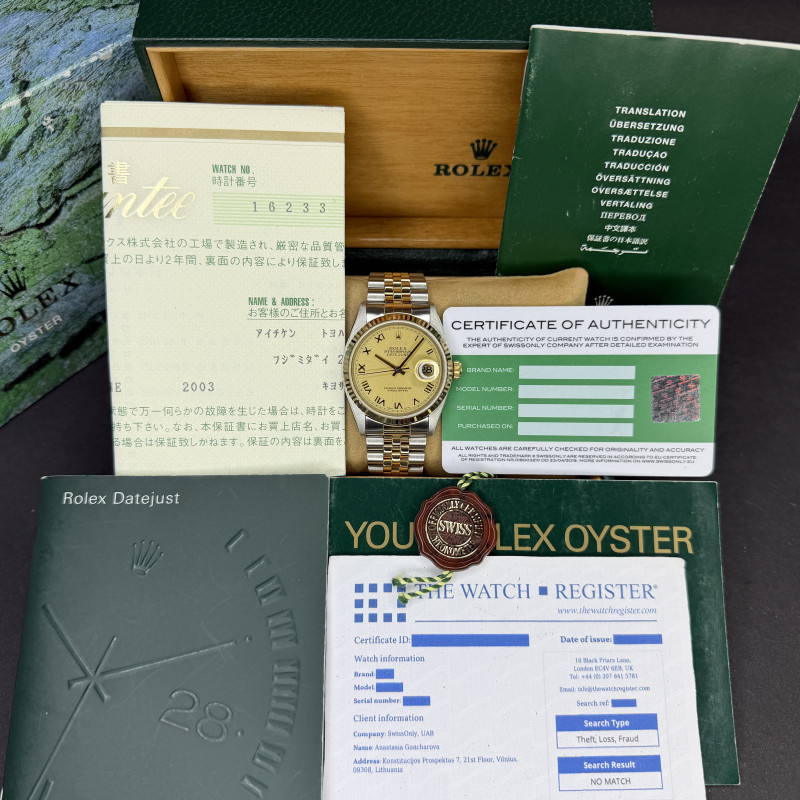 Rolex Datejust 36 Blue