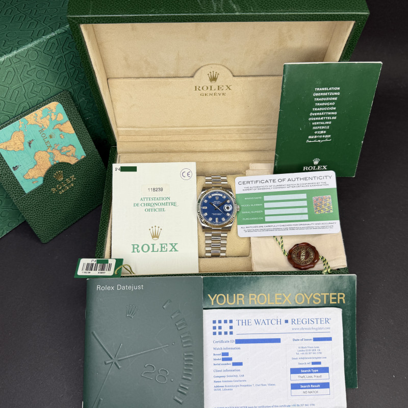 Rolex Datejust 36 Blue