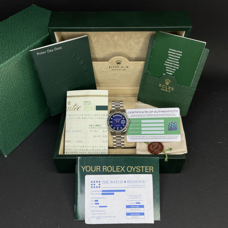 Rolex Datejust 36 Blue
