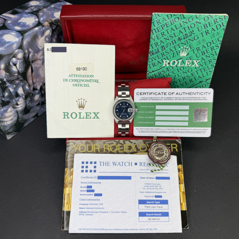Rolex Datejust 36 Blue
