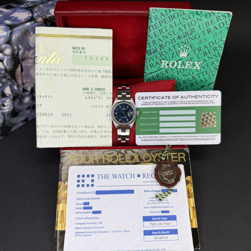 Rolex Datejust 36 Blue