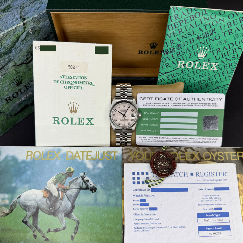 Rolex Datejust 36 Blue